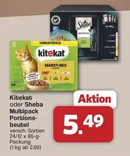 Famila Nord West kitekat oder Sheba Multipack Portionsbeutel Angebot