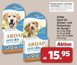 Famila Nord West Ardap Spot-On Zecken- und Flohschutz für Hunde Angebot
