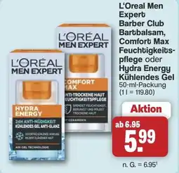 Famila Nord West L'Oreal Men Expert Barber Club Bartbalsam, Comfort Max Feuchtigkeits- pflege oder Hydra Energy Kühlendes Gel Angebot