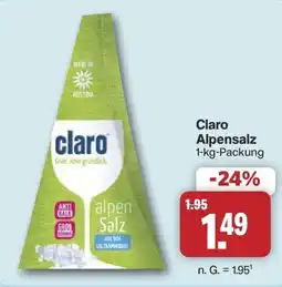 Famila Nord West Claro Alpensalz Angebot