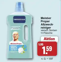 Famila Nord West Meister Proper Allzweckreiniger Angebot