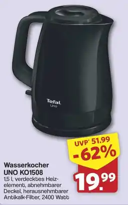 Famila Nord West Tefal Wasserkocher UNO KO1508 Angebot