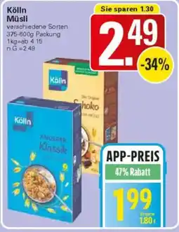 WEZ Kölln Müsli Angebot