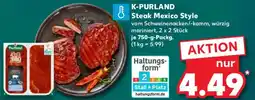 Kaufland K-PURLAND Steak Mexico Style Angebot