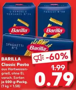 Kaufland BARILLA Classic Pasta Angebot