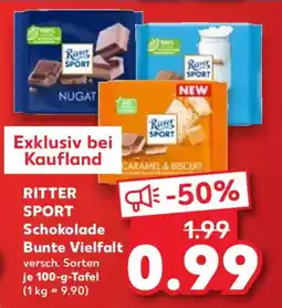 Kaufland RITTER SPORT Schokolade Bunte Vielfalt Angebot