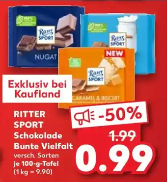 RITTER SPORT Schokolade Bunte Vielfalt