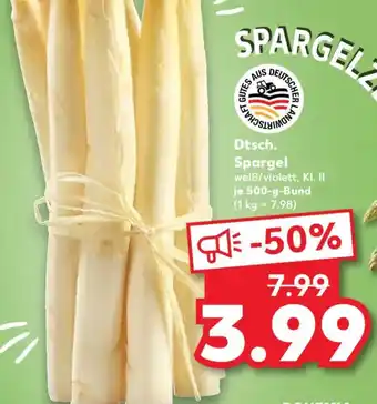 Kaufland Dtsch. Spargel Angebot