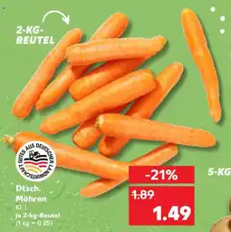 Kaufland Dtsch. Möhren Angebot