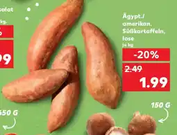Kaufland Ägypt./ amerikan. Süßkartoffeln, lose Angebot