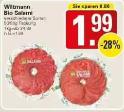 WEZ Wiltmann Bio Salami Angebot