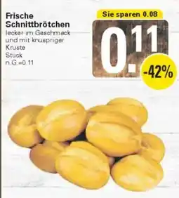 WEZ Frische Schnittbrötchen Angebot