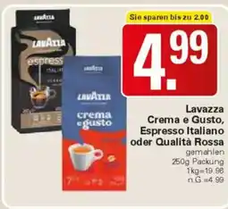 WEZ Lavazza Crema e Gusto, Espresso Italiano oder Qualità Rossa Angebot