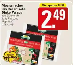 WEZ Mestemacher Bio Italienische Dinkel Wraps Angebot