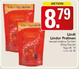 WEZ Lindt Lindor Pralinen Angebot