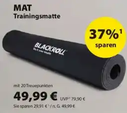 WEZ BLACKROLL MAT Trainingsmatte Angebot