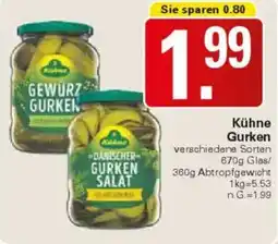 WEZ Kühne Gurken Angebot