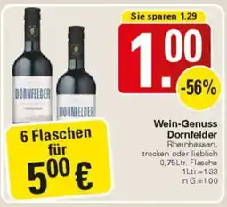 WEZ Wein-Genuss Dornfelder Angebot