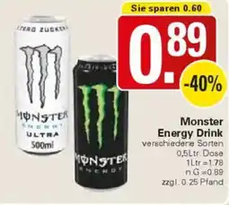 WEZ Monster Energy Drink Angebot
