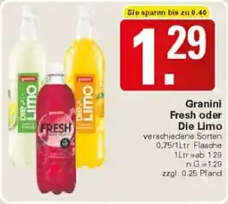 WEZ Granini Fresh oder Die Limo Angebot