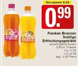 WEZ Franken Brunnen Erfrischungsgetränk Angebot
