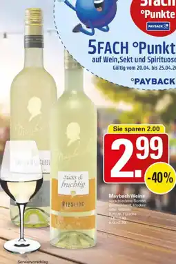 WEZ Maybach Weine Angebot