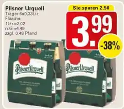 WEZ Pilsner Urquell Angebot