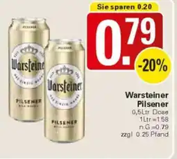 WEZ Warsteiner Pilsener Angebot