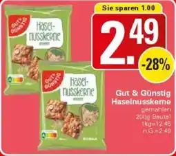 WEZ Gut & Günstig Haselnusskerne Angebot