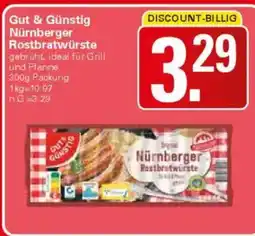 WEZ Gut & Günstig Nürnberger Rostbratwürste Angebot