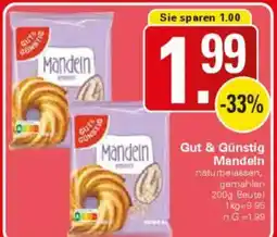 WEZ Gut & Günstig Mandeln Angebot