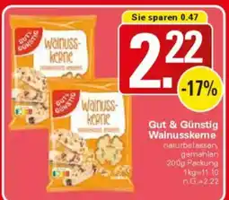 WEZ Gut & Günstig Walnusskerne Angebot