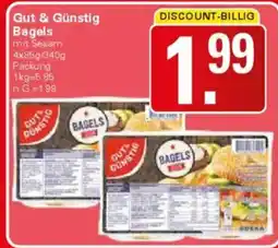 WEZ Gut & Günstig Bagels Angebot
