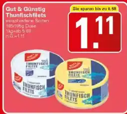 WEZ Gut & Günstig Thunfischfilets Angebot