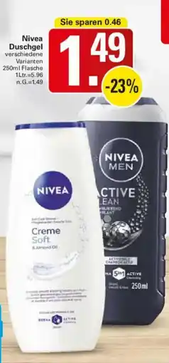 WEZ Nivea Duschgel Angebot