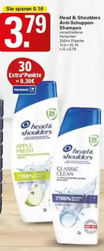 WEZ Head & Shoulders Anti-Schuppen- Shampoo Angebot