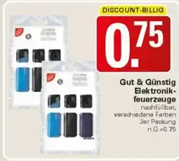 WEZ Gut & Günstig Elektronik- feuerzeuge Angebot