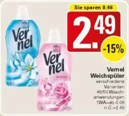 WEZ Vernel Weichspüler Angebot