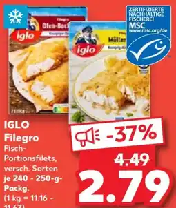 Kaufland IGLO Filegro Angebot