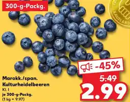 Kaufland Marokk./span. Kulturheidelbeeren Angebot