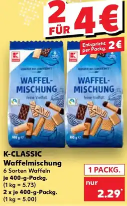 Kaufland K-CLASSIC Waffelmischung Angebot