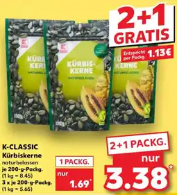 Kaufland K-CLASSIC Kürbiskerne Angebot