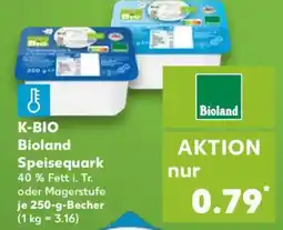 Kaufland K-BIO Bioland Speisequark Angebot