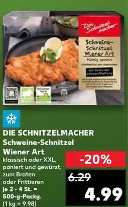 Kaufland DIE SCHNITZELMACHER Schweine-Schnitzel Wiener Art Angebot