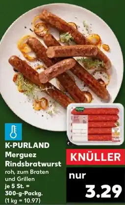 Kaufland K-PURLAND Merguez Rindsbratwurst Angebot
