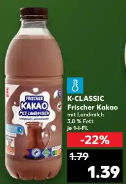 Kaufland K-CLASSIC Frischer Kakao Angebot
