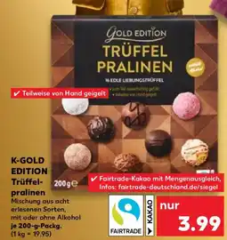 Kaufland K-GOLD EDITION Trüffel pralinen Angebot