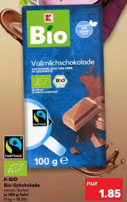 Kaufland K-BIO Bio-Schokolade Angebot