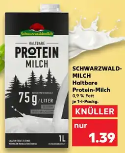 Kaufland SCHWARZWALD- MILCH Haltbare Protein-Milch Angebot