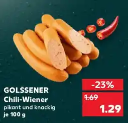 Kaufland GOLSSENER Chili-Wiener Angebot